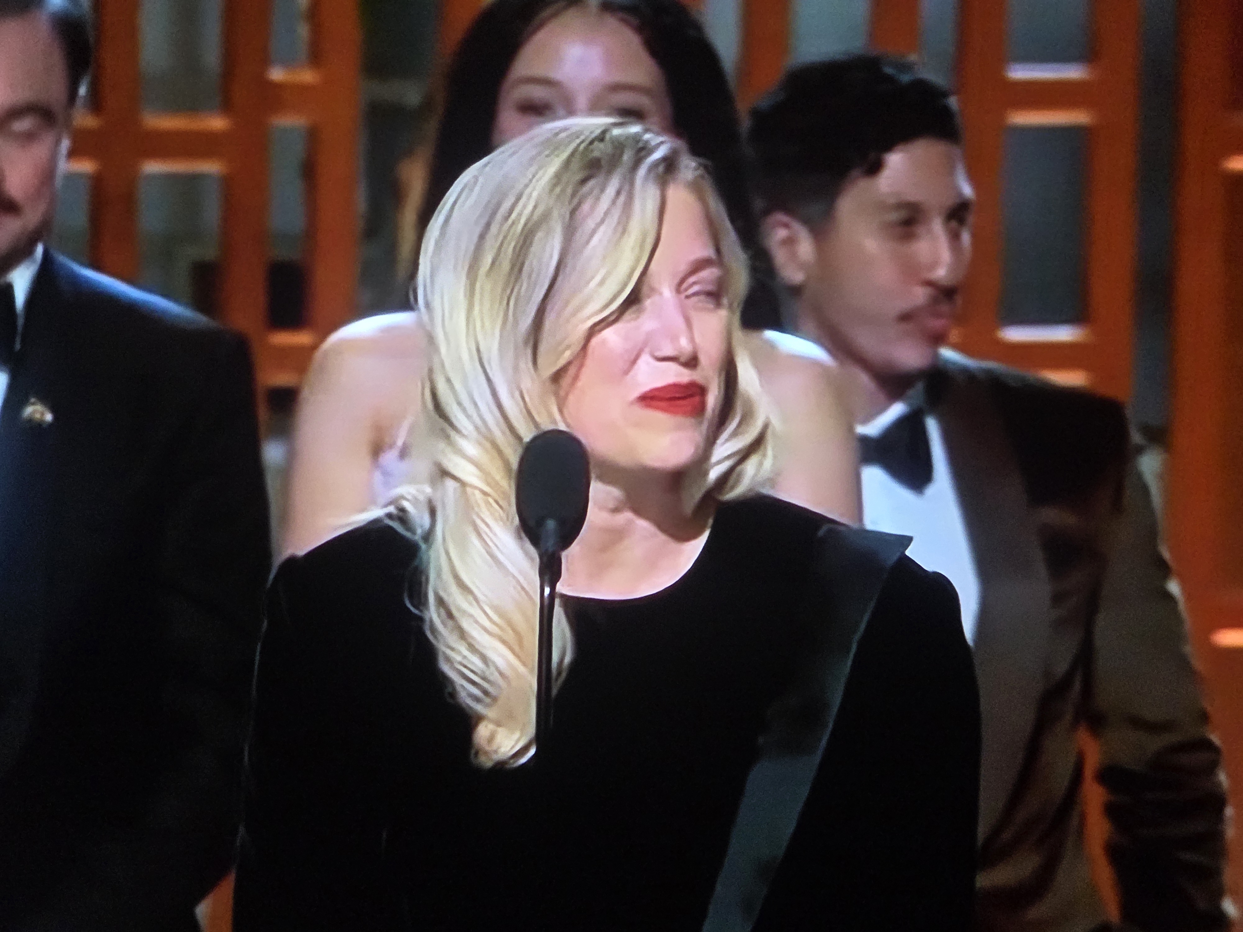 Paul Thomas Anderson and Sara Murphy accept Best Picture for One Battle After Another