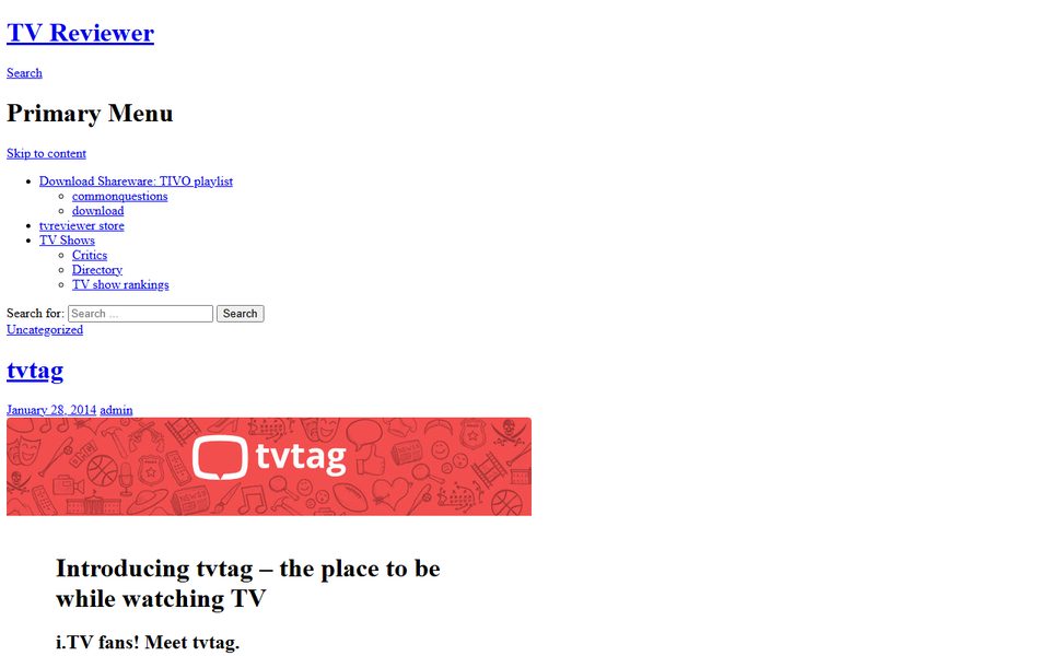 Peak-activity snapshot of tvreviewer.com from Jun 03, 2014
