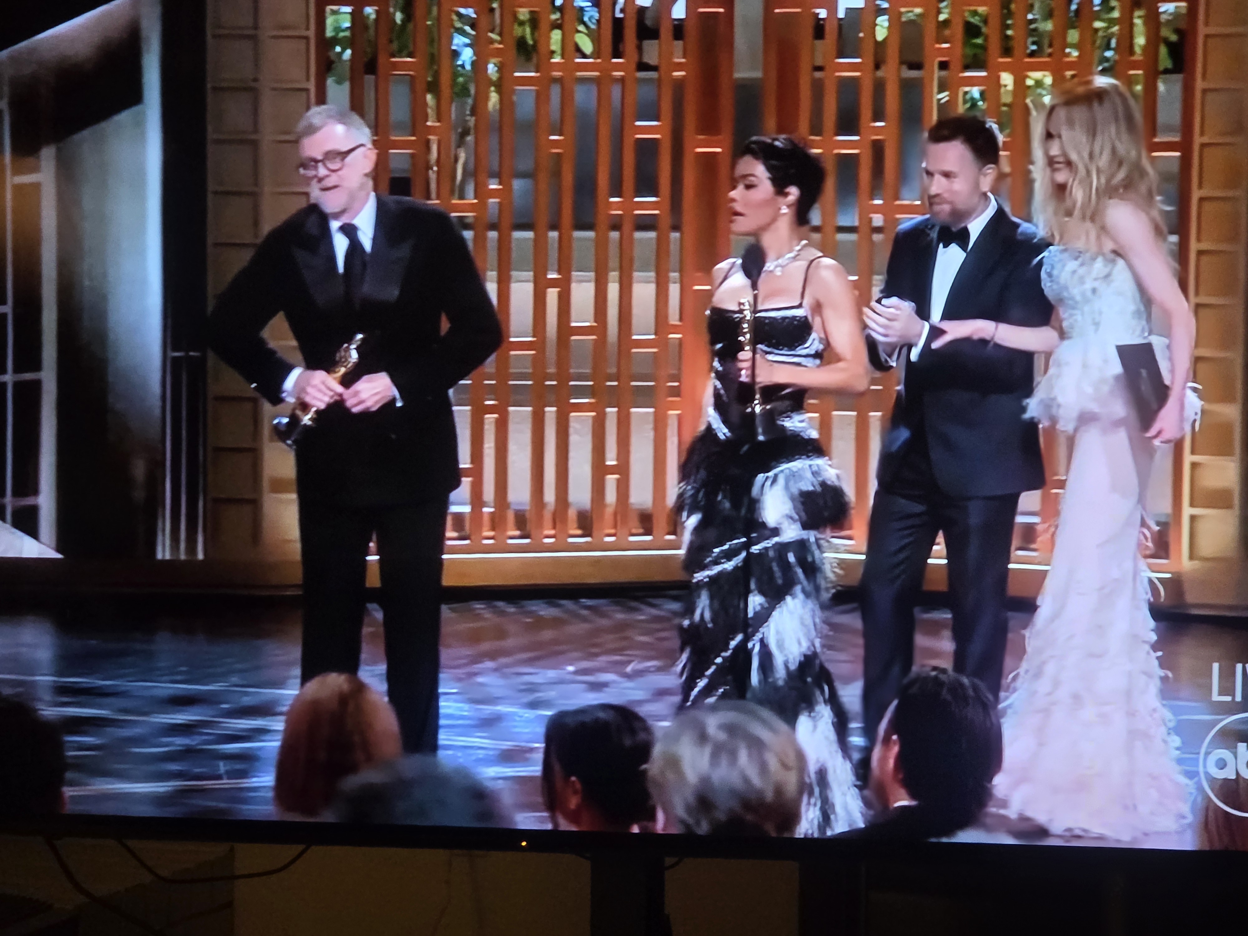 98th Academy Awards — Oscar winner on stage at the Dolby Theatre, March 15, 2026